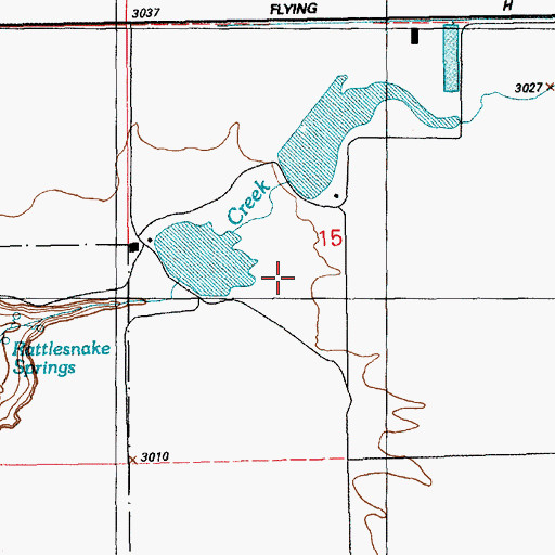 Topographic Map of Watson Dam, ID