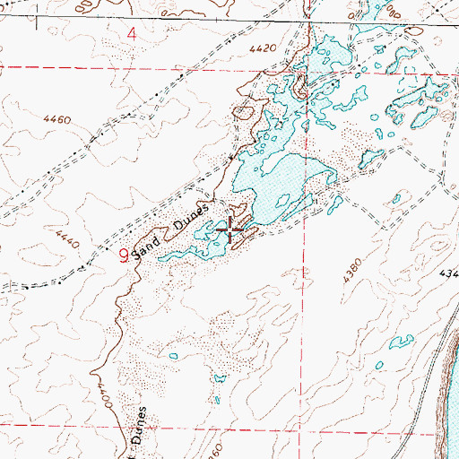 Topographic Map of Lamb-Weston Dam, ID