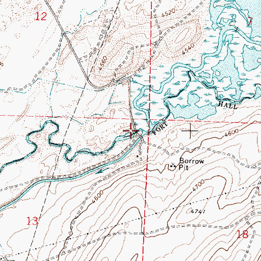 Topographic Map of Equalizing Reservoir, ID
