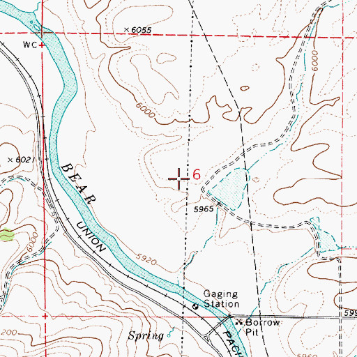 Topographic Map of Welling Number Two Dam, ID