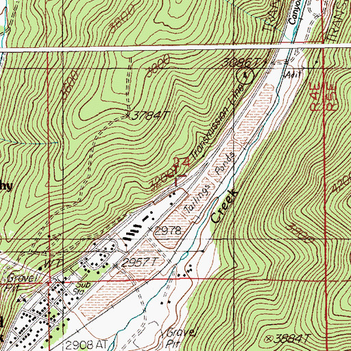 Topographic Map of Star Tailings Number One Dam, ID