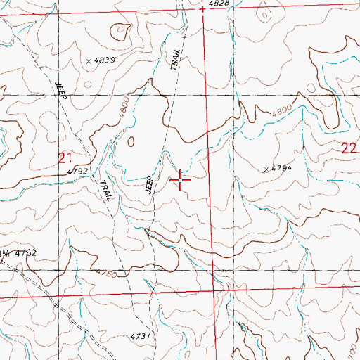 Topographic Map of Sonner Dam, ID