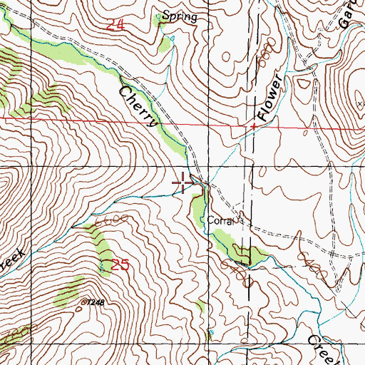 Topographic Map of McKey Creek, ID