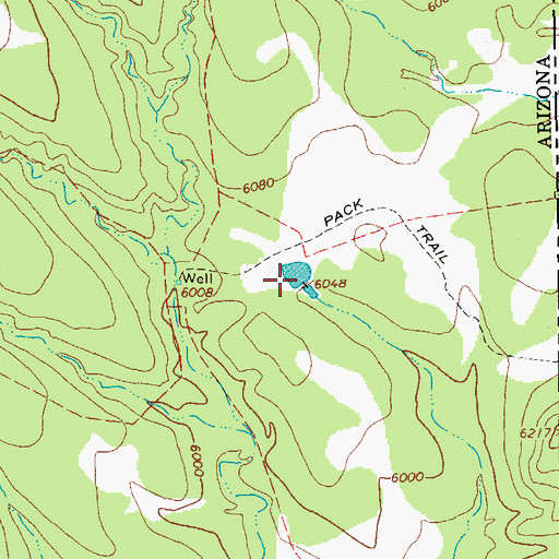 Topographic Map of Camp Tank, AZ