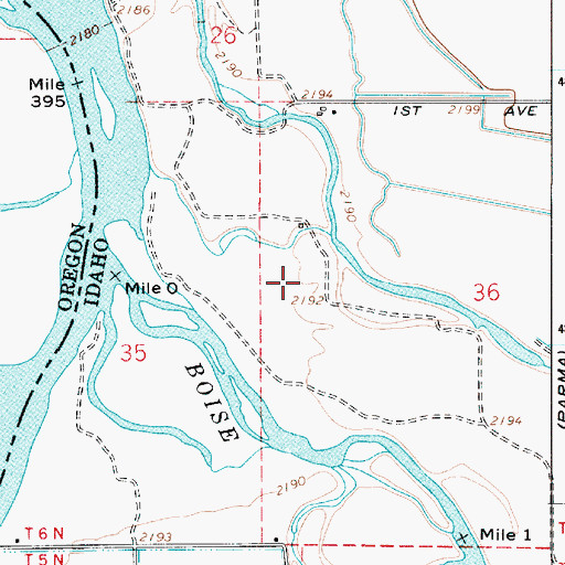 Topographic Map of Ralphs Pond, ID