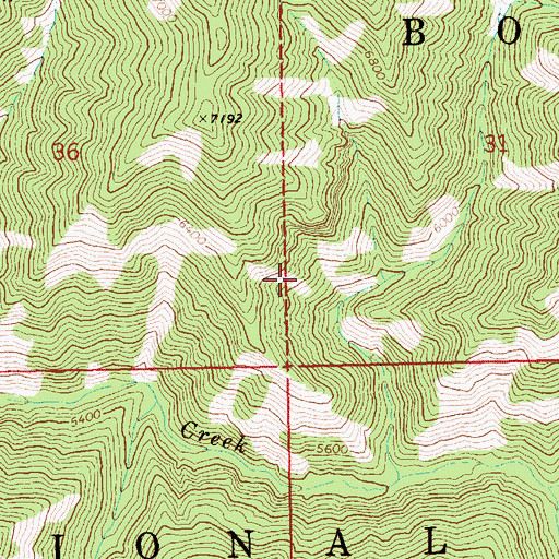 Topographic Map of Pungo Creek, ID