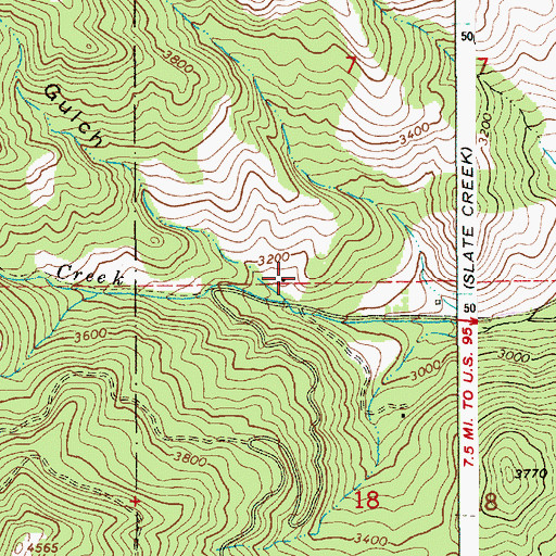 Topographic Map of Taylor, ID
