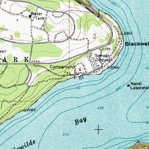 Topographic Map of Eagle Boat Launch, ID