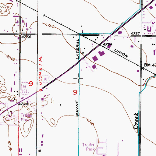 Topographic Map of KTEE-AM (Idaho Falls), ID