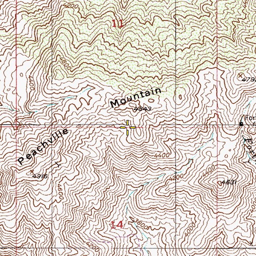 Topographic Map of Silverrona Spring, AZ