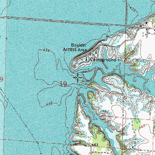 Topographic Map of Brewster Creek, IL