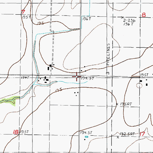 Topographic Map of Butterfly School (historical), IL