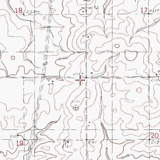 Topographic Map of Carter School (historical), IL