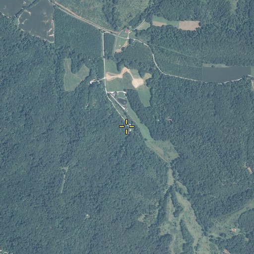 Aerial/Satellite Image of Clary Spring, IL