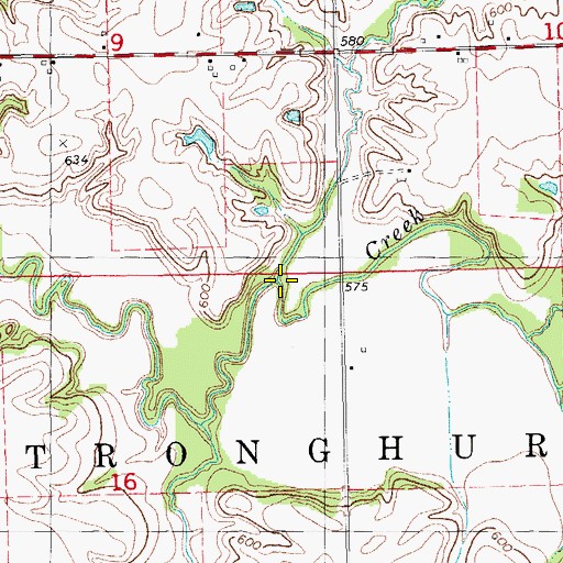 Topographic Map of Deep Run, IL