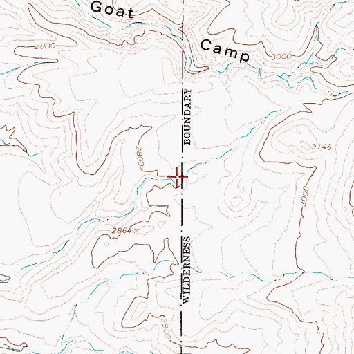 Topographic Map of Petes Spring, AZ