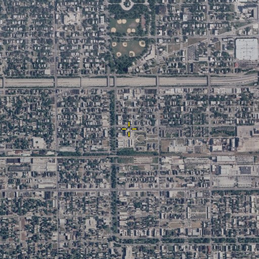 Aerial/Satellite Image of Gregory Elementary School, IL