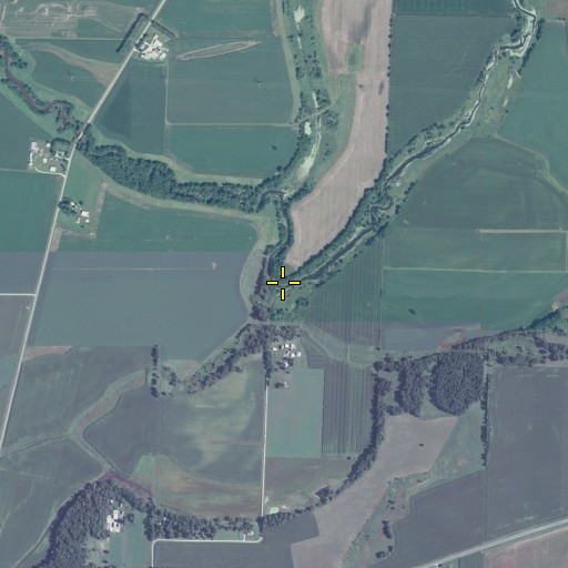 Aerial/Satellite Image of Hackberry Slough, IL