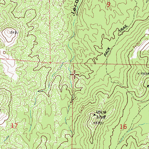Topographic Map of Seep Spring, AZ