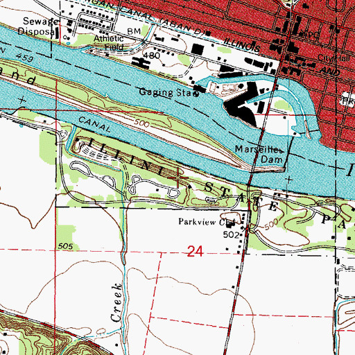 Illini State Park Campground Map
