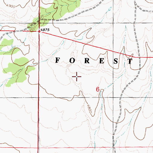 Topographic Map of AGF Trick Tank, AZ