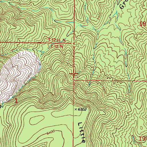 Topographic Map of Bootlegger Spring, AZ