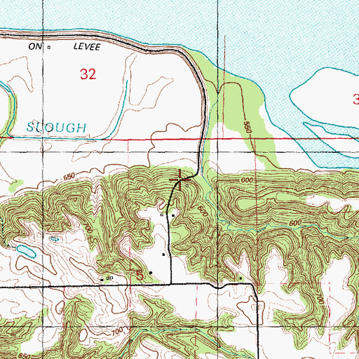 Topographic Map of Jimtown School (historical), IL