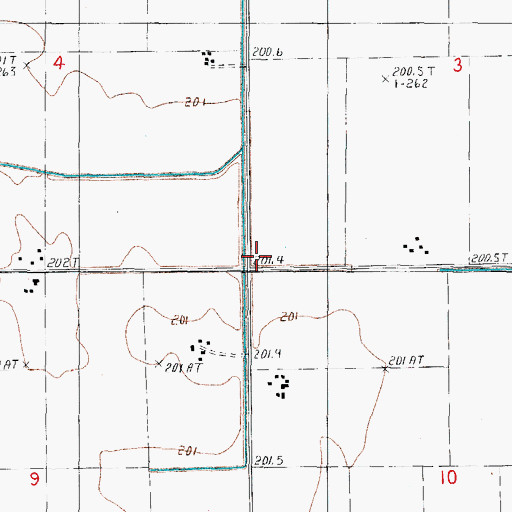 Topographic Map of Kidd School (historical), IL