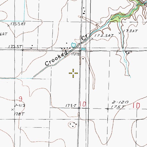 Topographic Map of Lacey School (historical), IL