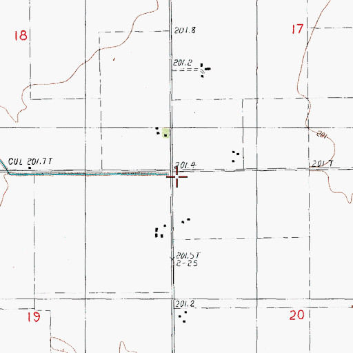 Topographic Map of Lee School (historical), IL