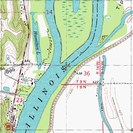 Topographic Map of Light Chute, IL