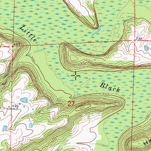 Topographic Map of Little Black Slough, IL