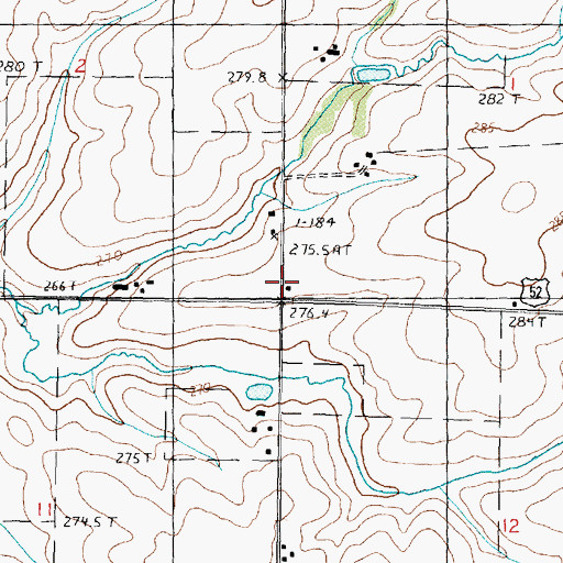 Topographic Map of Maple Grove School (historical), IL
