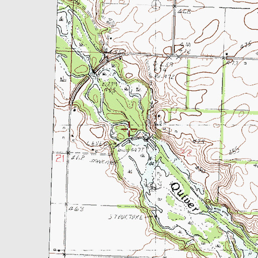 Topographic Map of McHarry Pond, IL