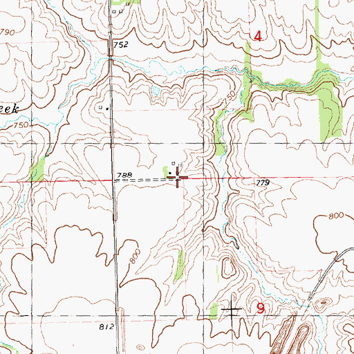 Topographic Map of McKie School (historical), IL