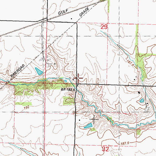 Topographic Map of Mound Grove School (historical), IL