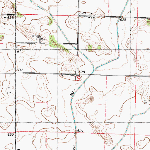 Topographic Map of Pleasant Hill School (historical), IL