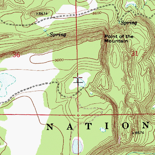 Topographic Map of Heron Marsh, AZ
