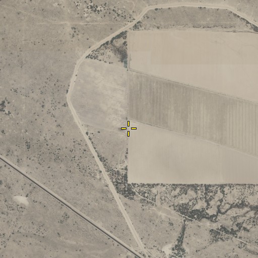 Aerial/Satellite Image of Dry Reservoir, AZ