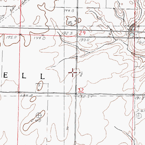 Topographic Map of Providence School (historical), IL