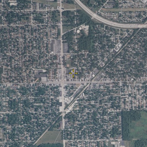 Aerial/Satellite Image of Springfield Elementary School, IL
