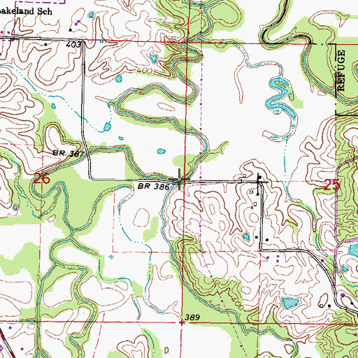 Topographic Map of Sycamore Creek, IL