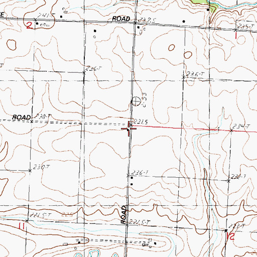 Topographic Map of Talbott School (historical), IL