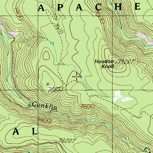 Topographic Map of Slaughter Tank, AZ