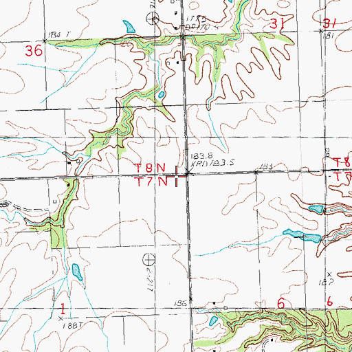 Topographic Map of White School (historical), IL