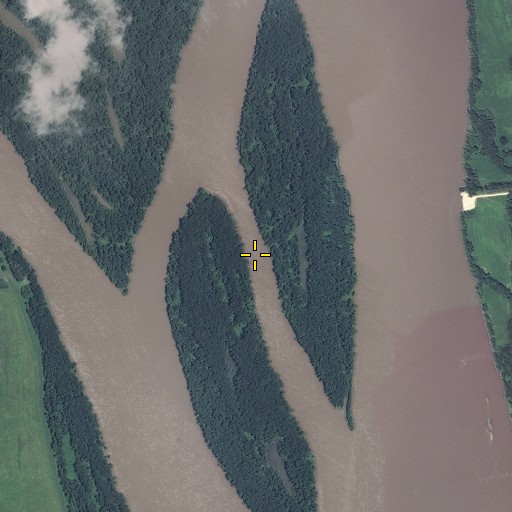 Aerial/Satellite Image of Gilford Post Light, IL