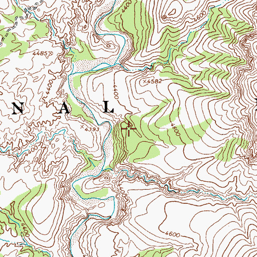 Topographic Map of Manning Corral, AZ