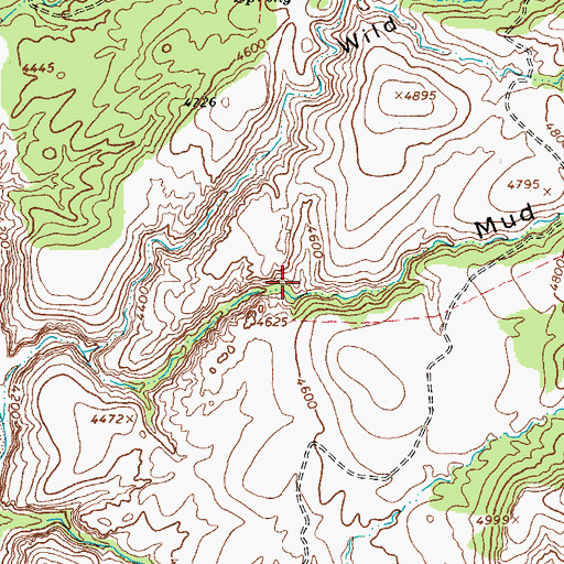 Topographic Map of Big Horn Spring, AZ