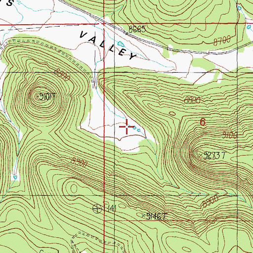 Topographic Map of Lookout Pasture Tank, AZ