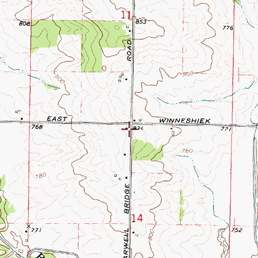 Topographic Map of College School (historical), IL